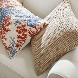 Pottery barn pillow cover   Honeycomb  18 x 18